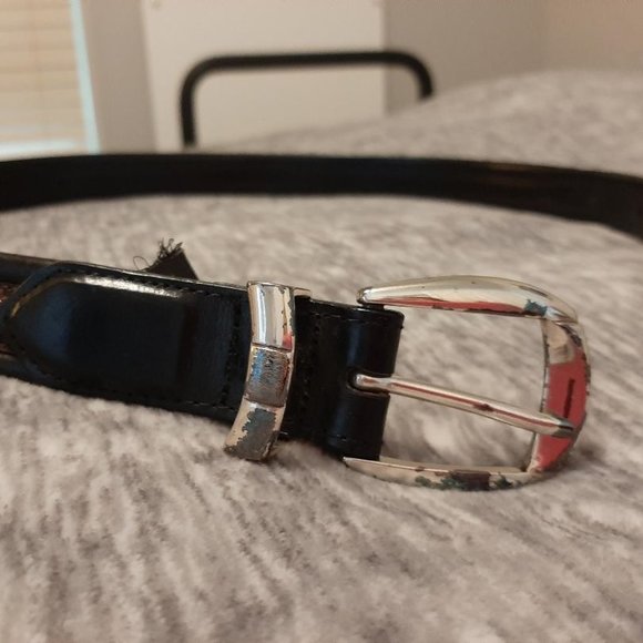 Men's Brighton belt black/brown size 34 - Picture 2 of 6